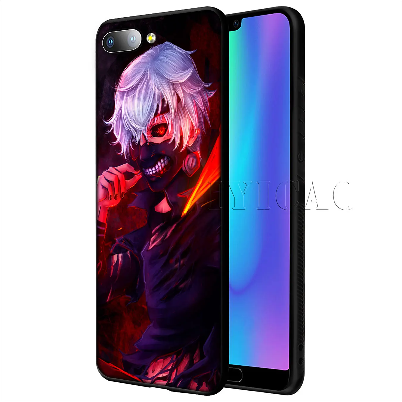 IYICAO Tokyo Ghouls Мягкий силиконовый чехол для телефона Huawei Y9 Y7 Y6 Prime 2019 Honor 20 8C 8X 8 9 9X 10 Lite