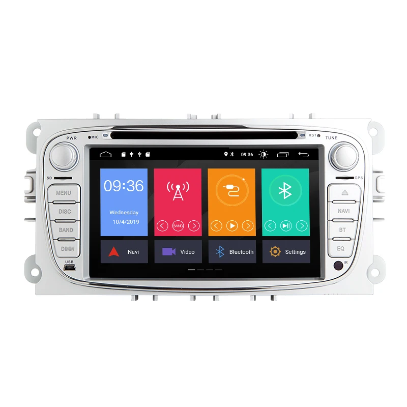 Xonrich 2 Din Android 9 0 автомобильный Радио мультимедийный плеер для Ford Focus Mondeo 4 S-Max C-Max Galaxy