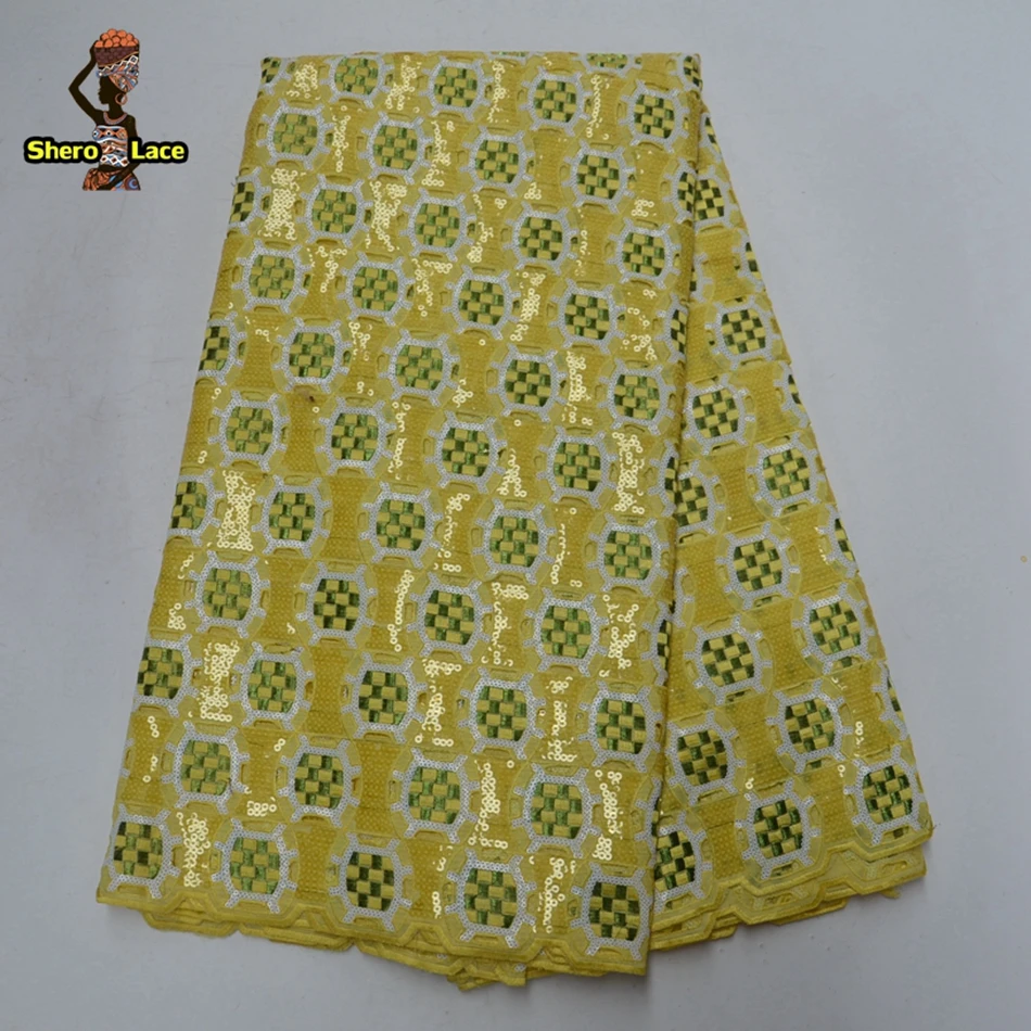 2019 новейшая нигерийская кружевная ткань из органзы Высококачественная