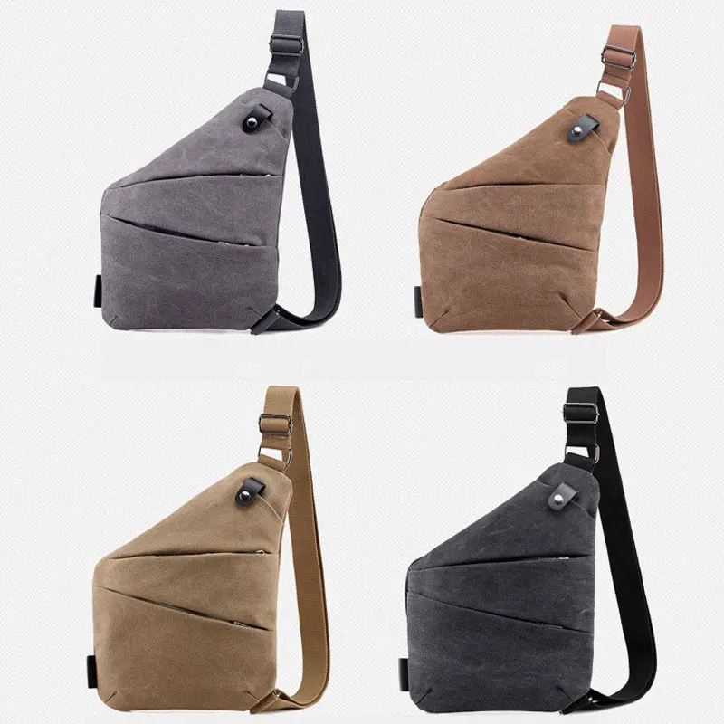 Мужская нагрудная сумка черная через плечо для мужчин спортивная отдыха на