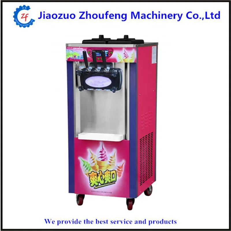 

Commercial Soft Ice cream maker three flavors Icecream machine 220V professional yogurt machines