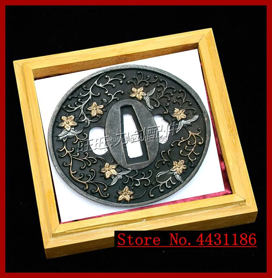 Защита Tsuba из сплава для японского самурайского меча Катаны DIY фитинг не