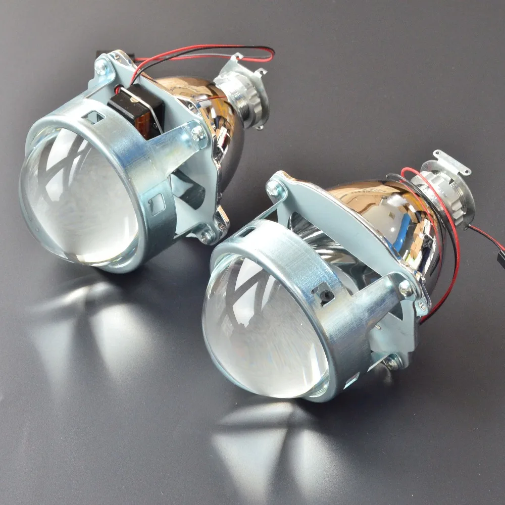 Новые 3 дюймовые WST линзы проектора bi xenon с помощью ксеноновой лампы H1 с кожухом легко установить для большинства автомобильных фар модифицированного металлического типа