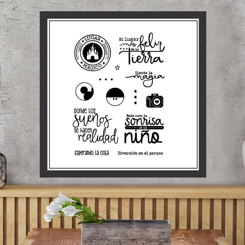 Силиконовые прозрачные штампы для скрапбукинга сделай сам Dream Place аксессуары