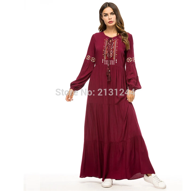 Abaya Qatar ОАЭ турецкий исламский Малайзия Плиссированное мусульманское платье