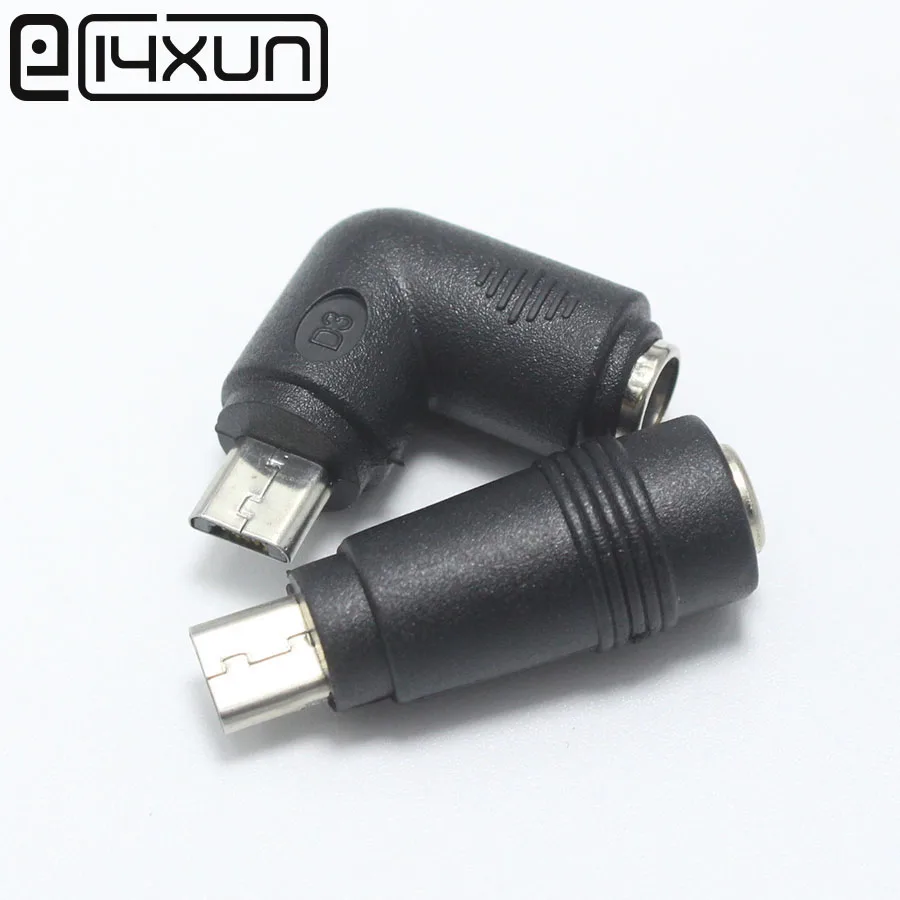 EClyxun 1 шт. Micro usb 5 контактный штекер 5x2 мм постоянного тока адаптер питания прямой и