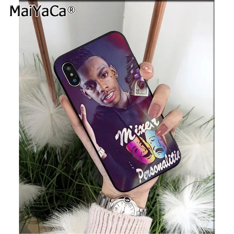 Мягкий Черный силиконовый чехол для телефона MaiYaCa Ynw Melly из ТПУ iPhone X XS MAX 6 6s 7 7plus 8