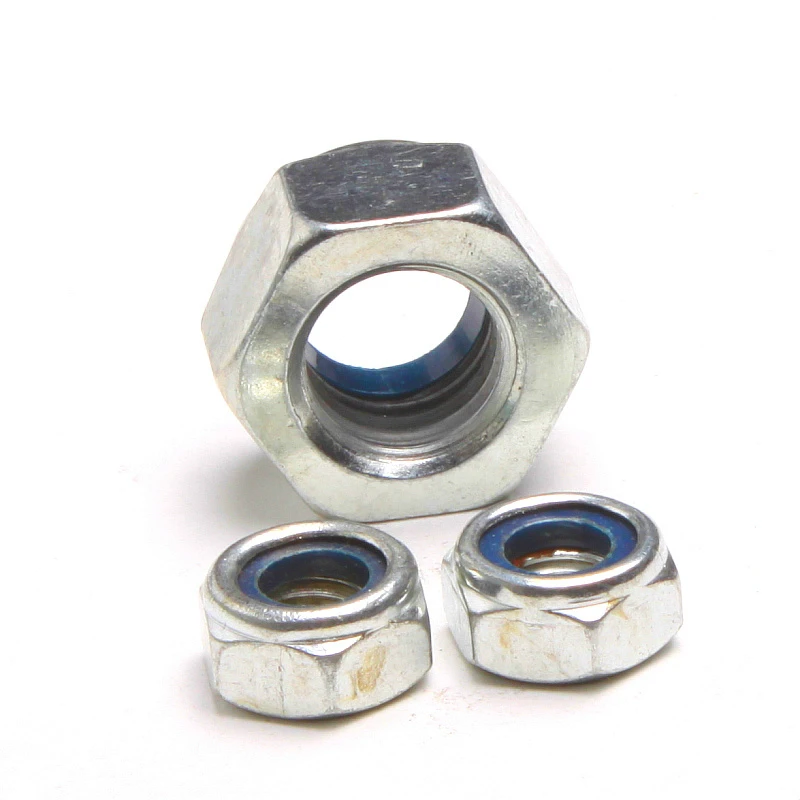 5 шт. дешевая оцинкованная самоблокирующаяся гайка/нейлоновый замок/Стопорная