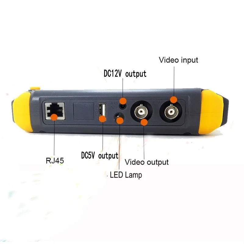 Профессиональный тестер видеонаблюдения IV8W 5 дюймовый TFT LCD 5MP AHD TVI 4MP CVI аналоговый