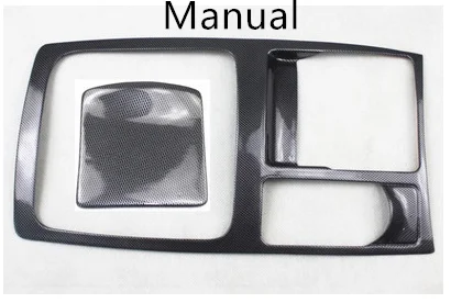 Gear Manual Красная внутренняя отделка CD панель шестерни/ручной тормоз воздушный выход рамка для Mitsubishi Lancer 2009 10 11 12 13 14 15 AA421 - Название цвета: Gear Manual