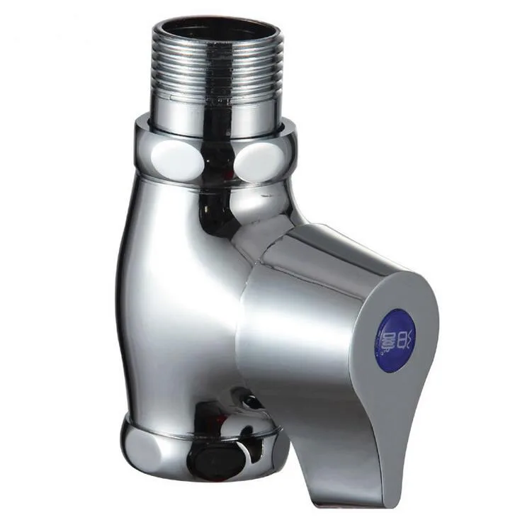 Ручной клапан для табурета унитаза/унитаза медный спускной хромированный