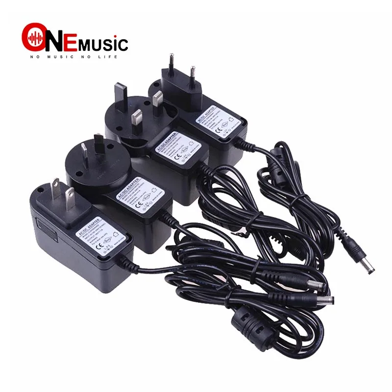 

Black 18V 1A Effect Pedal Power Supply Input Adapter For Caline CP-05 JOYO JP-02