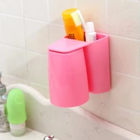 fashion creative gargle cup wash gargle cup suit toothbrush holder with cup 12129cm free shipping