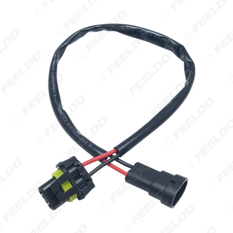 FEEKDO 2 шт. 12 В Авто H11 до 9005/9006 Штекер кабель питания HID конверсионный комплект