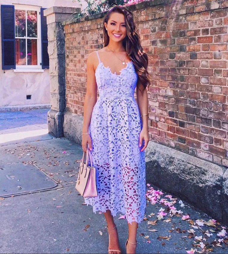 Женское кружевное платье-комбинация сексуальное пляжное платье с глубоким