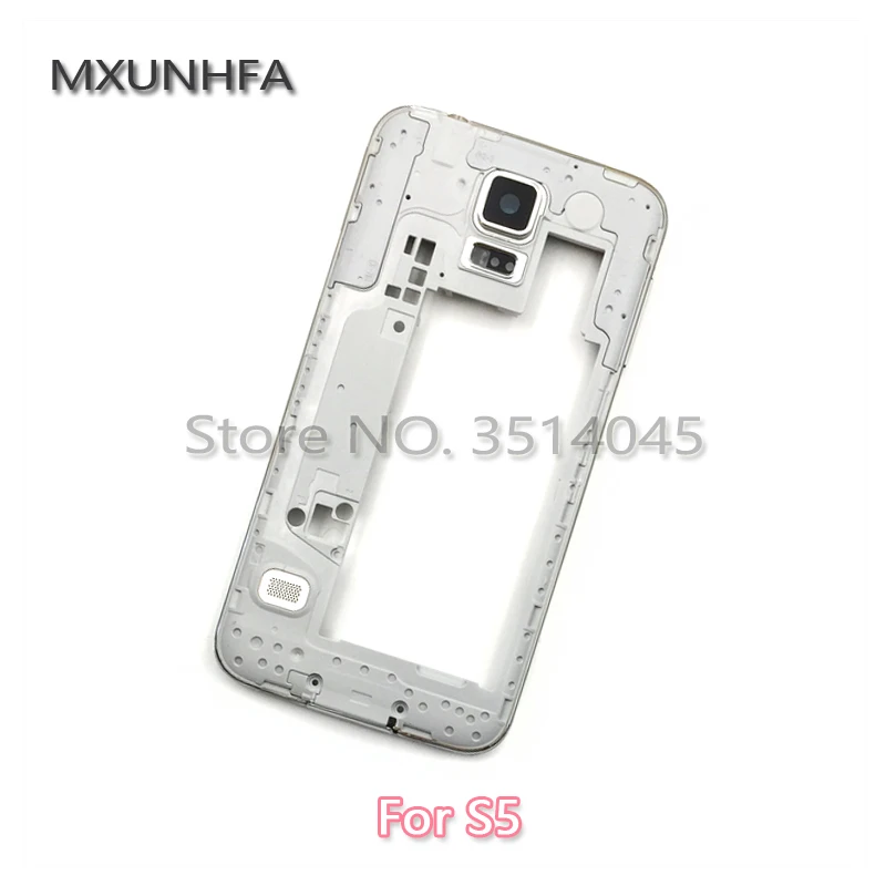 Средняя рамка для Samsung Galaxy S5 i9600 G900F G900 средняя корпуса Запасные части|middle frame|samsung s5