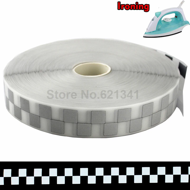 

High Visibility Safely Silver Reflective Tape Iron On Fabric Clothes Heat Transfer Vinyl Film DIY M19