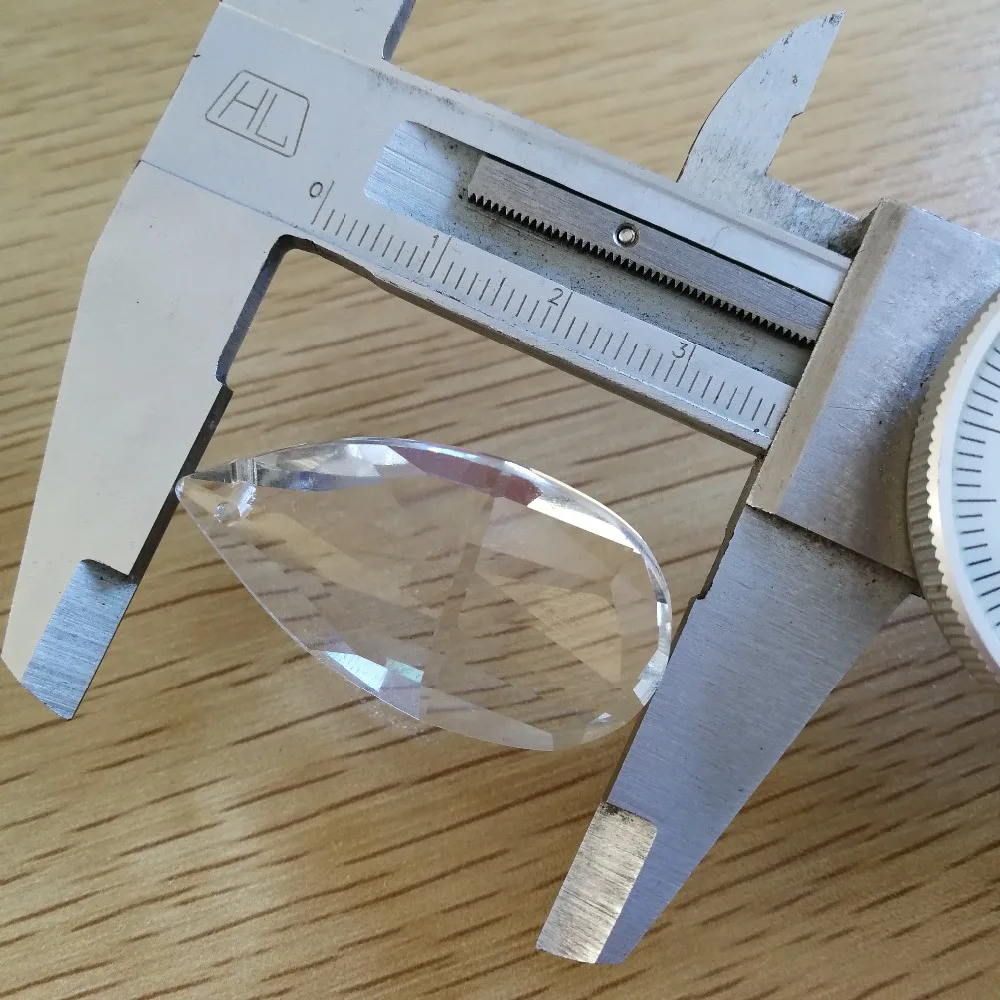 Новый стиль: Ламповые призмы 30 шт. 38 мм миндаль форма стеклянная призма Освещение