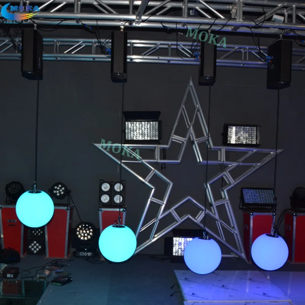 RGB изменение цвета Led регулируемый по высоте шар dmx 512 8 chs светодиодные световые эффекты для ночного клуба профессиональные свадебные украшения