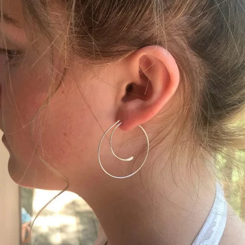 Серьги из серебра 925 пробы ювелирные изделия ручной работы Винтажные серьги в
