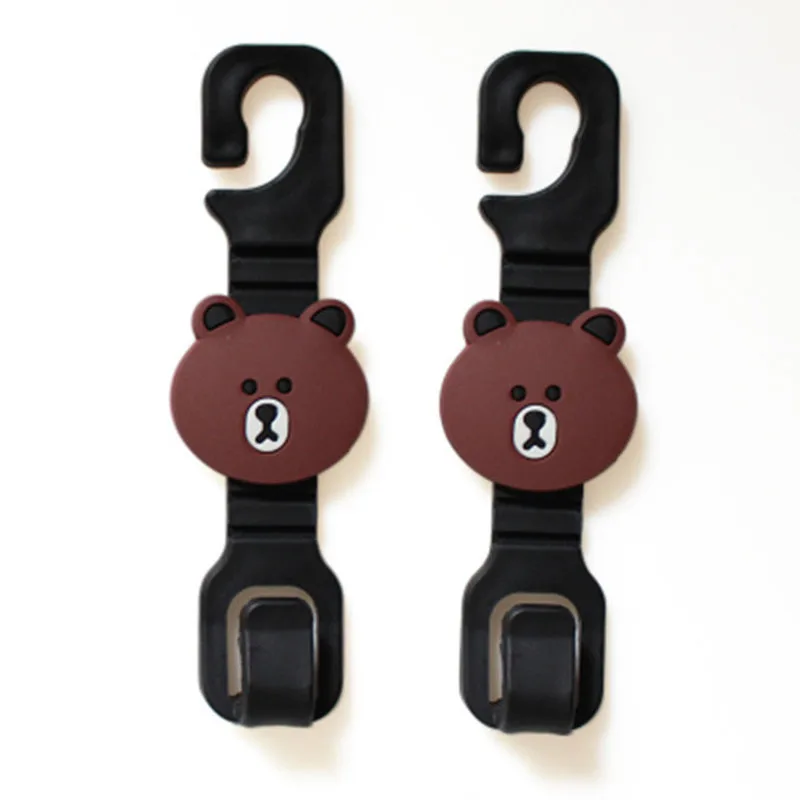 Новый 2шт животное авто заднее сиденье подголовник держатель Крючки Зажимы для