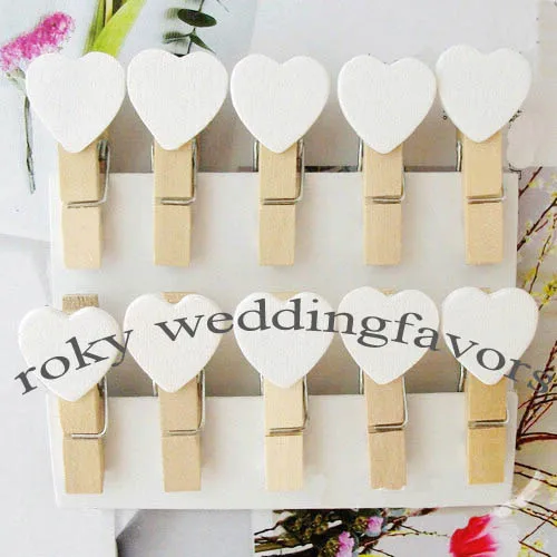 Бесплатная доставка 100 шт красочные мини деревянные зажимы для сердца фото