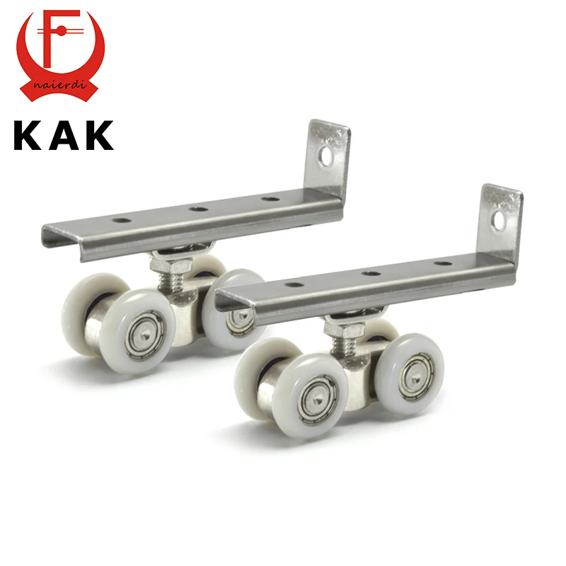 KAK раздвижные двери ролик для дома деревянные подвесные колеса медведя 30 кг