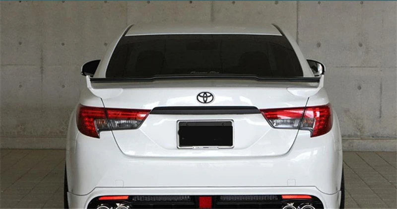 Используется для Toyota Mark X рейз спойлер 2010 11 12 13 14 15 16 17 год FRP материал с цветным задним крылом стиль спойлер, аксессуары