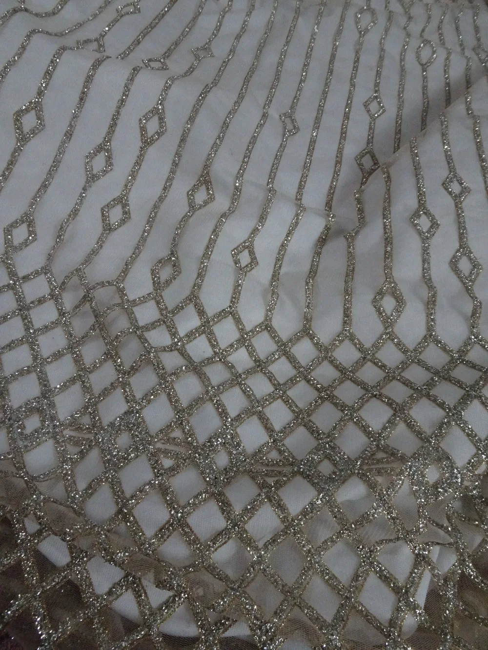 Африканский чистая кружева для женщин платье Новое поступление ZH-42086 афро тюль