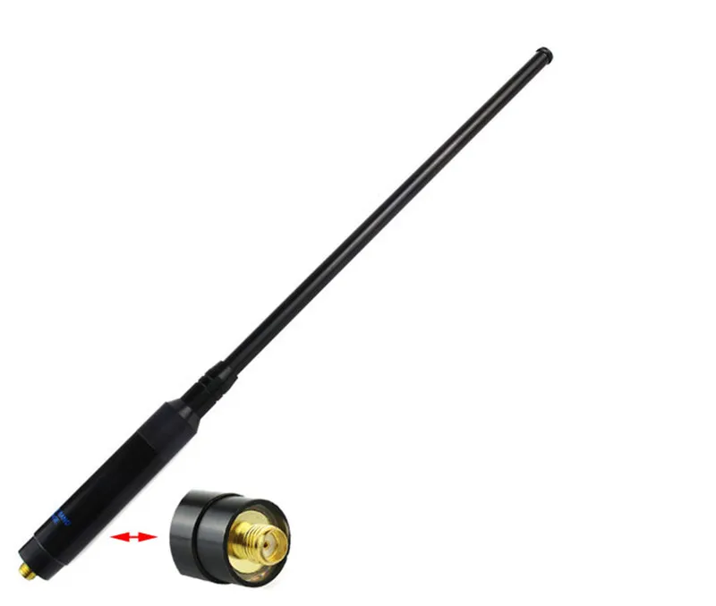 RH660S UV двухсегментная вытяжная антенна с выдвижным стержнем для baofeng UV5R UV82 BF888S