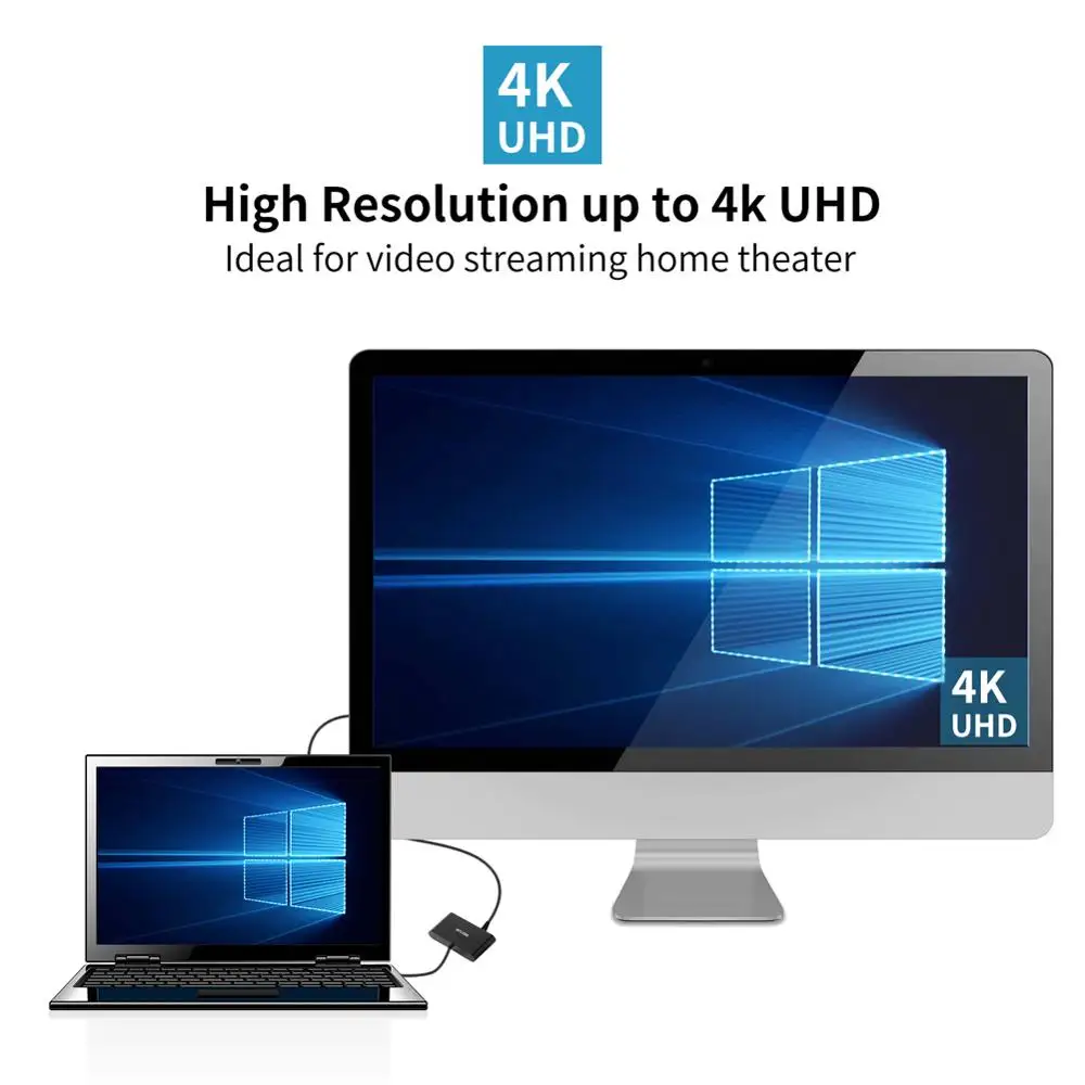 USB C многопортовый адаптер с VGA 3 0 Gigabit Ethernet и usb type питания доставка зарядный порт