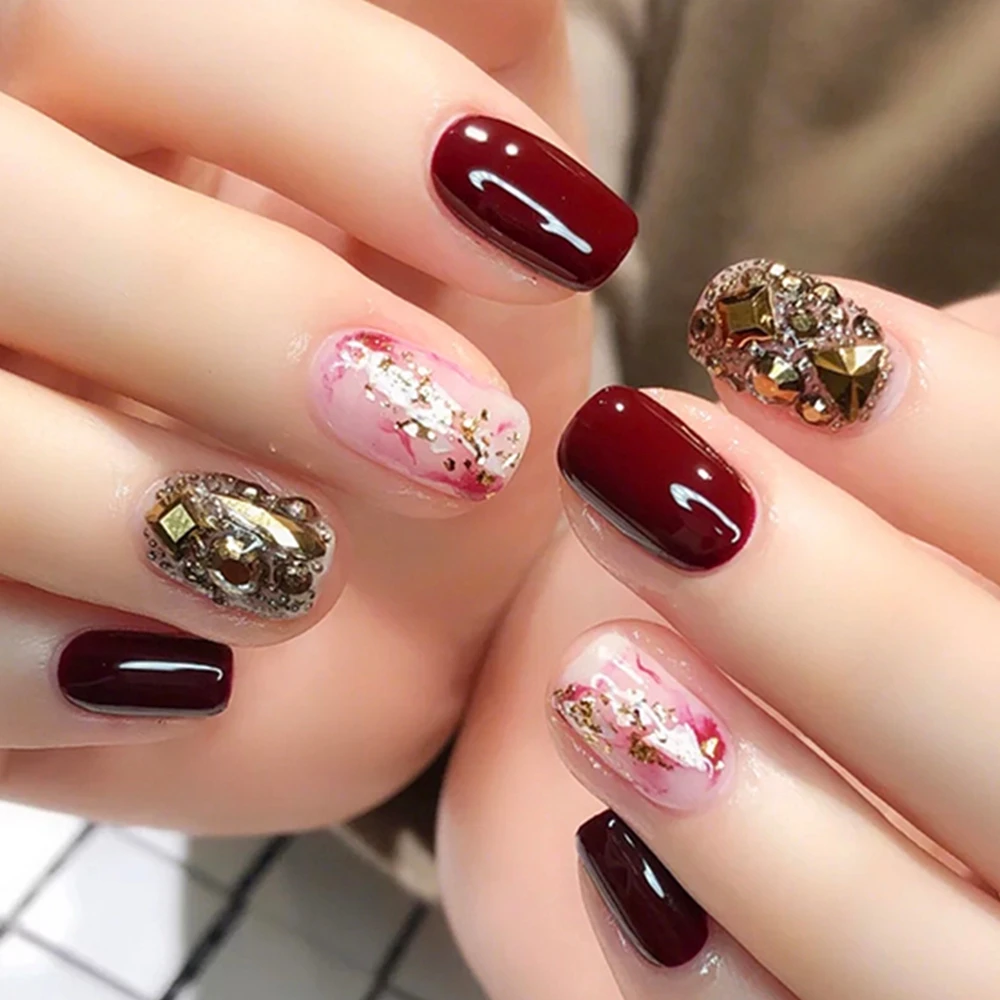 20 шт Aurum Nail Flatback Стразы супер-вспышка трапециевидная прямоугольная квадратная