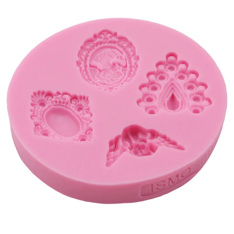 Новый творческий Алмазный Ангел драгоценный Торт Помадка силиконовая форма