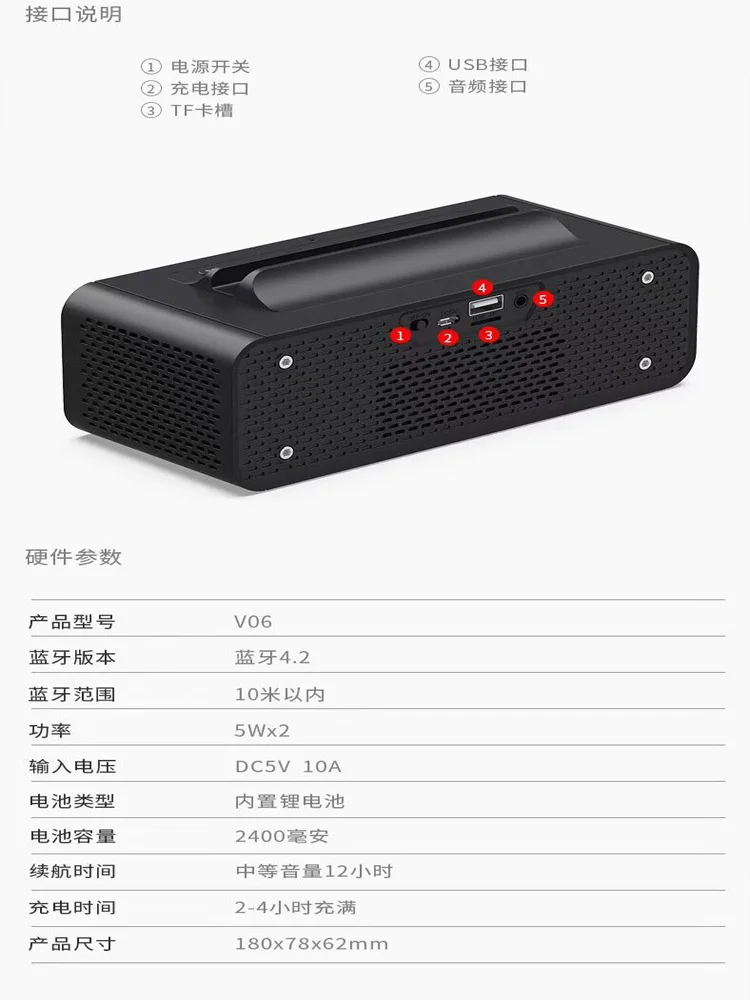 Умный Будильник беспроводной Bluetooth динамик FM радио Повтор электронные цифровые часы светодиодный дисплей кронштейн функция настольные часы