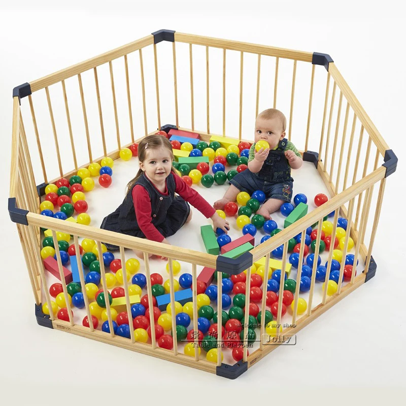 Jollybaby безопасная детская ограда из цельного дерева, забор для ползания, игровой забор для детей, много размеров, здоровый детский манеж, защита от детей