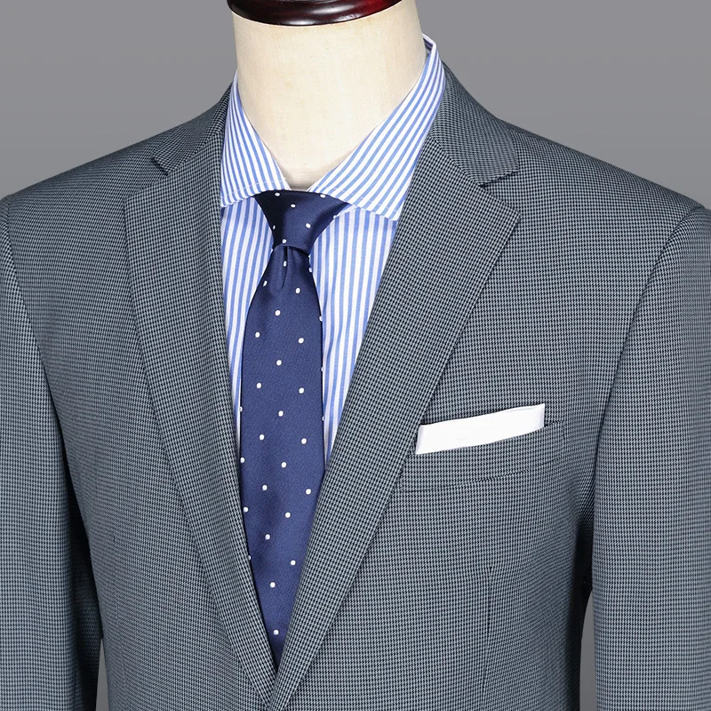 new Suits suit A three-piece men's suit The gentleman men's suit SJT56 - P300 has quality inspection