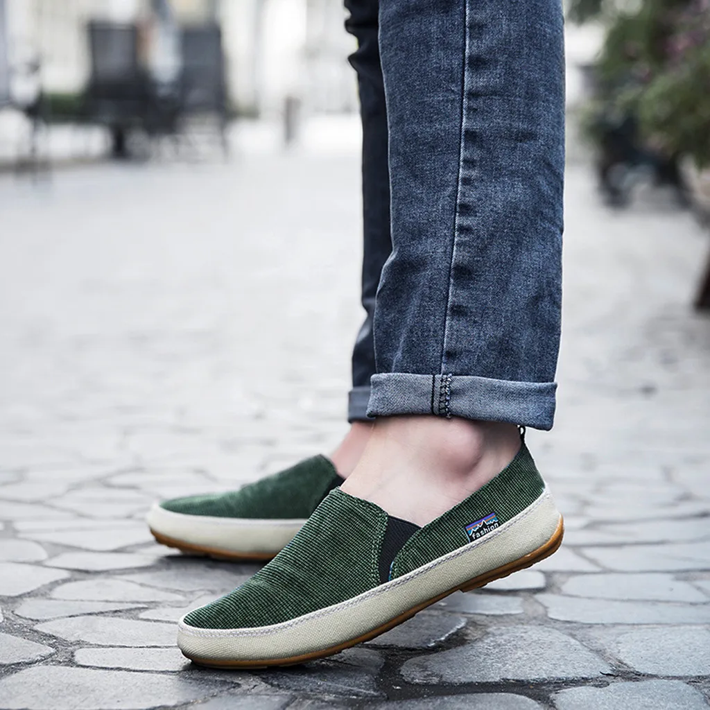 JAYCOSIN 2019 New Men's Breathable Flat Canvas Shoes No-Slip Wear Casual Fashion Light-Weigh For Male dropshipping 613W | Обувь