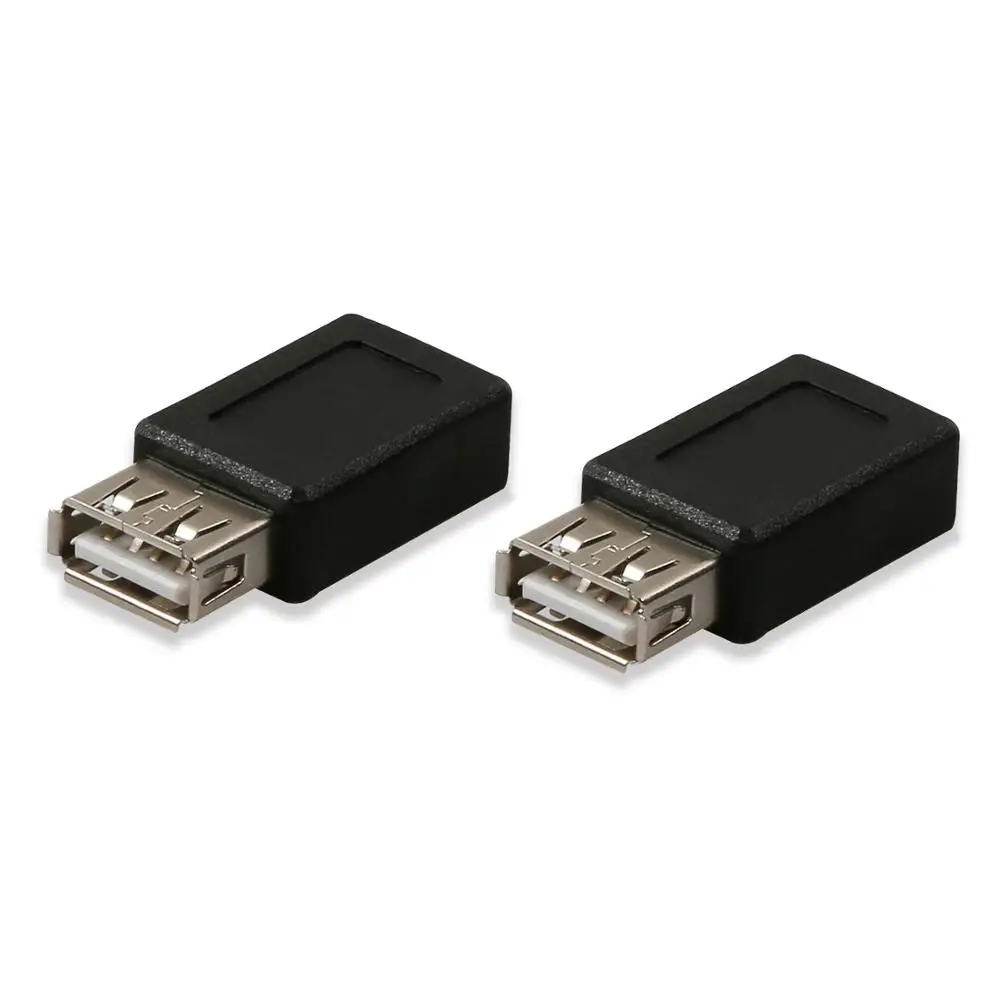2 шт. высокоскоростной USB 2,0 type A женский мини-usb 5 Pin B гнездовой соединитель конвертер зарядное устройство Передача данных Синхронизация зарядный адаптер