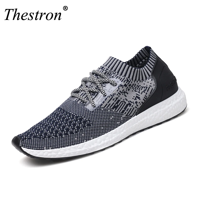 Черные кроссовки для мужчин бега воздухопроницаемая амортизация 2018 обувь