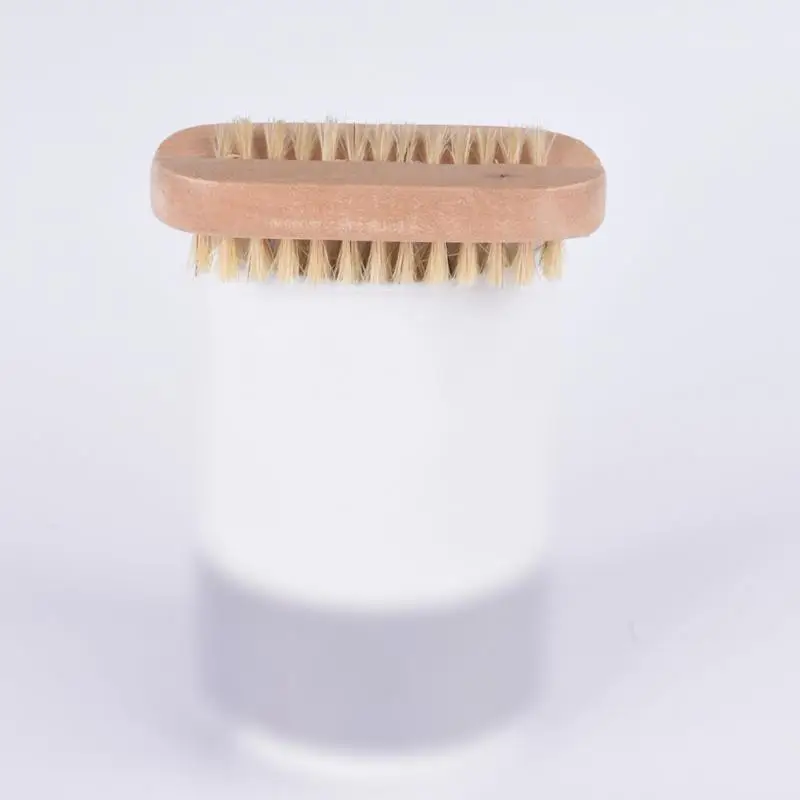 Wooden Bamboo Nail brush Cactus Bristle Massage Tool Double Sides Brush Hair Spa Professional Pedicure Manicure | Красота и здоровье