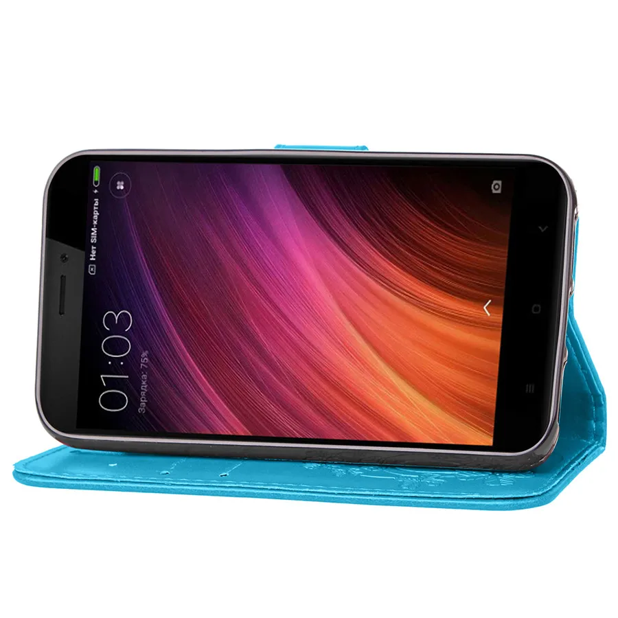 Чехол для xiaomi Redmi 4X на Redmi 4X, чехол с Откидывающейся Крышкой 5,0 дюймов, кожаный чехол-книжка с магнитной застежкой и цветком, чехол-книжка для xiaomi Redmi 4X4 X