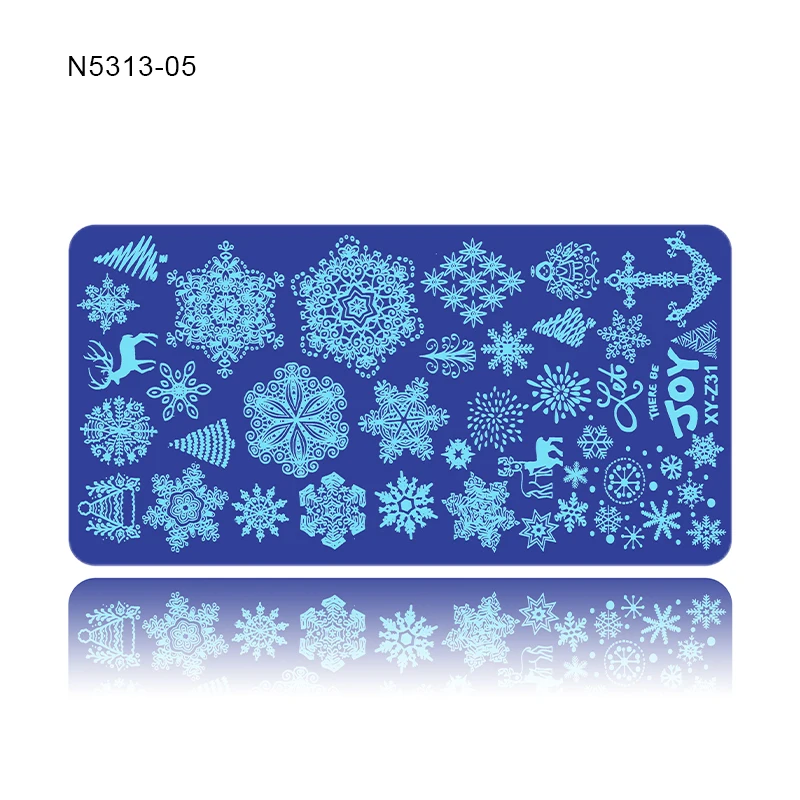 Пластины ROSALIND для стемпинга ногтей нейл-арта маникюра с цветами дизайна новая