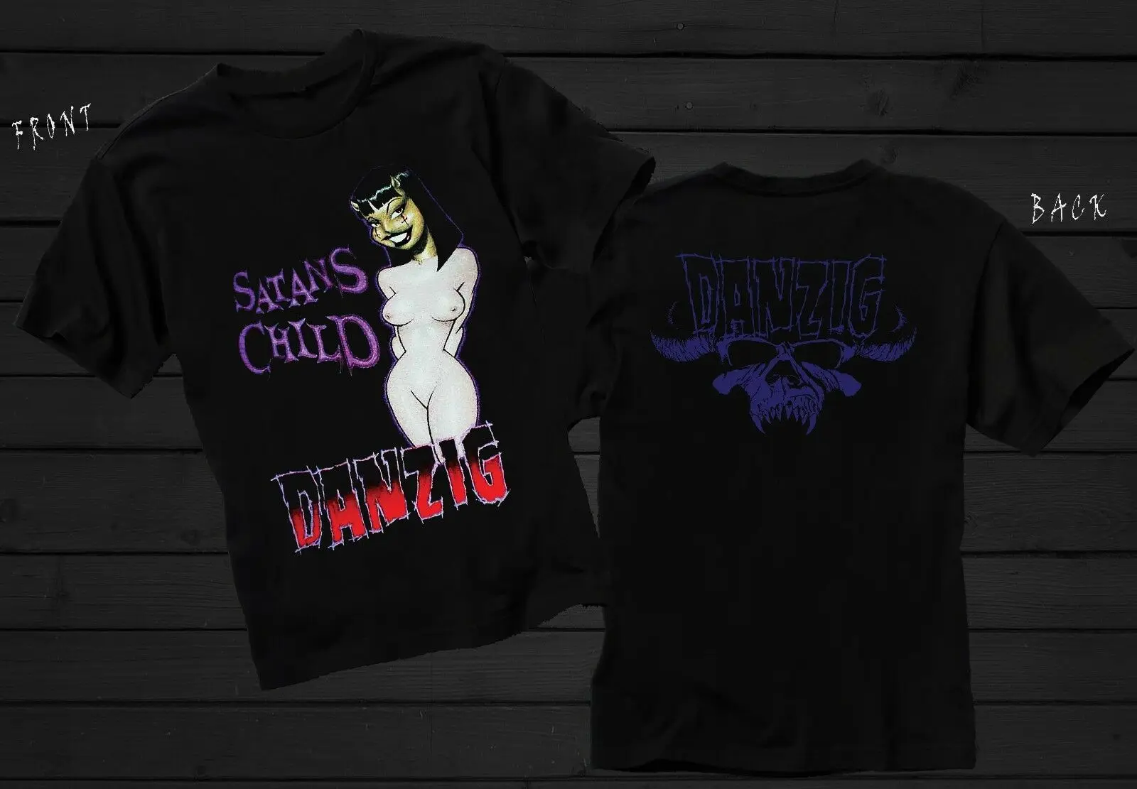 DANZIG shattaan's Child американская тяжелая металлическая лента T_shirt Размеры S до 6XL