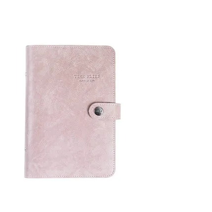 A6 Pink A5, мягкая обложка, спиральное кольцо, записная книжка-планировщик, A6, школьный график, кожа,, планировщик, журнал органайзера, Bullet Journal - Цвет: A6 Pink