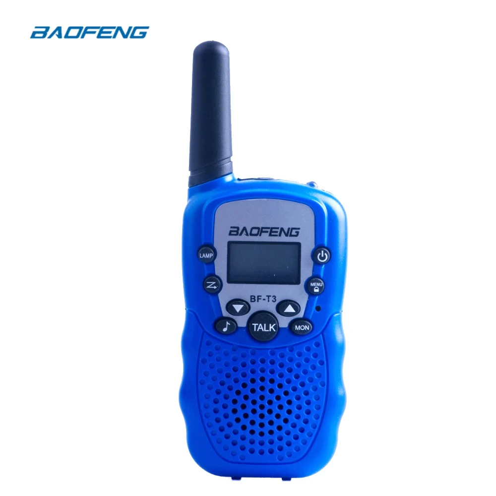 2pcs in pair Mini baofeng Walkie Talkie Kids Toy CB Radio BF-T3 2W UHF462-467(MHz) two way radio Portable Transceiver ham radio