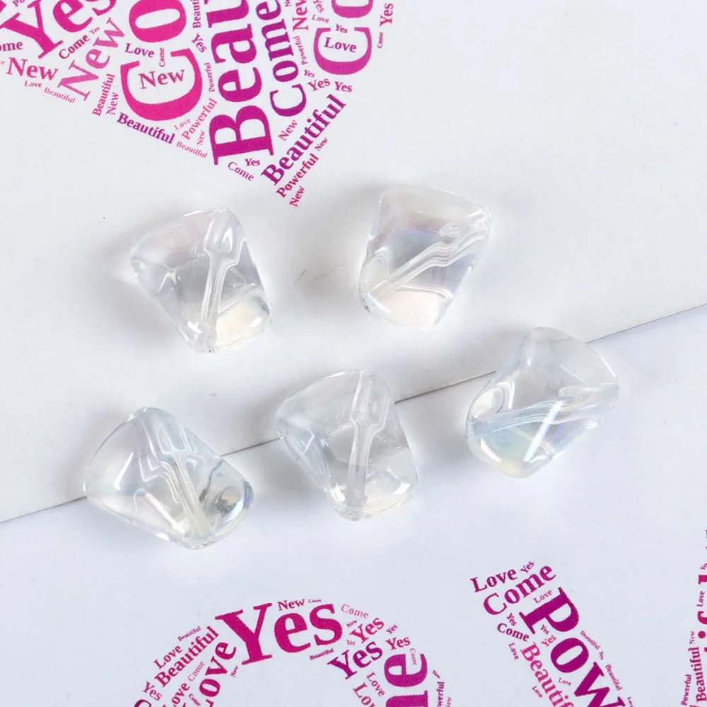 DoreenBeads стеклянные прозрачные AB радужные цветные бусины Аврора Borealis многоцветные