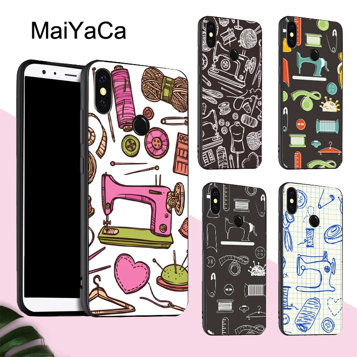 Чехол MaiYaCa с рисунком швейной машины для POCO X3 F2 Pro Red mi Note 8 8T 7 9 9S 9A 9C Mi 10 Lite A3 |