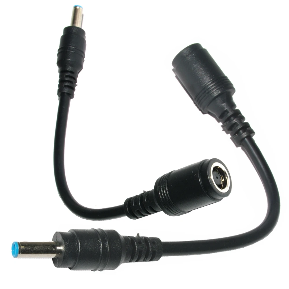 

Female 7.4mm x 5.0mm to 4.5mm x3.0mm Male Charger Adapter Power Connector Converter Cable DC Jack for Dell Hp
