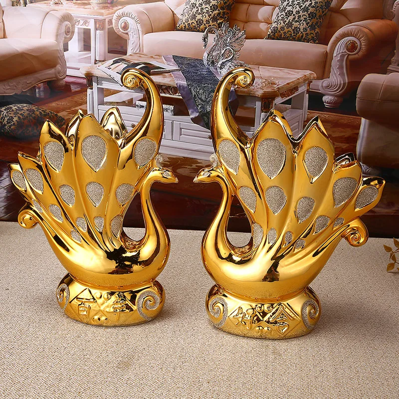 

Peacock Decorative Vase Home Wedding Decoration Supplies Creative Ceramic Crafts Decoration Mascot Gifts