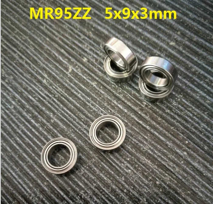 500 шт./лот MR95ZZ MR95 ZZ MR95Z 5x9x3 мм миниатюрный шарикоподшипник с глубоким желобом 5*9*3 |